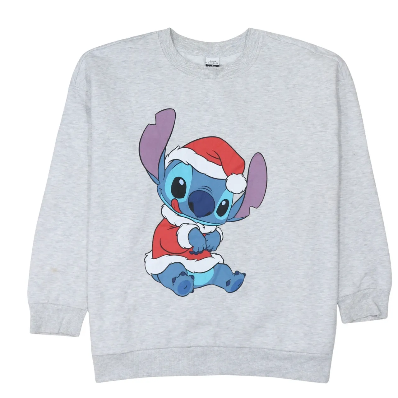 Disney 90's Stitch Crew Neck Sweatshirt XLarge Grey sold by Vintage Club
