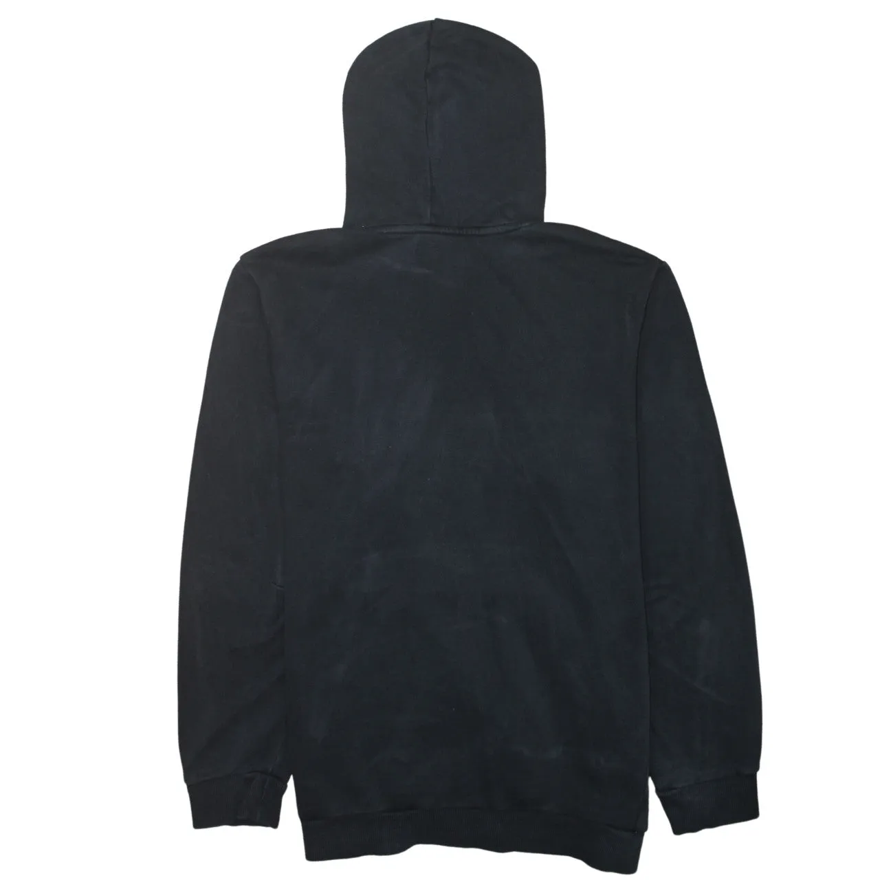 Adidas Black Hoodie Women’s XXLarge Printed Big Logo Front Pocket Pullover Sweatshirt sold by Vintage Club product image thumbnail 2