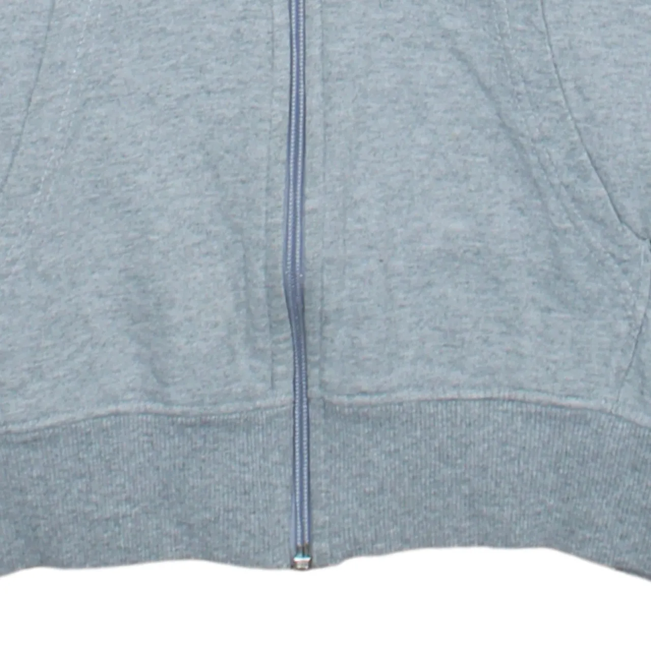 The North Face 90's Drawstring Pockets Full Zip Up Hoodie Medium Grey sold by Vintage Club product image thumbnail 4