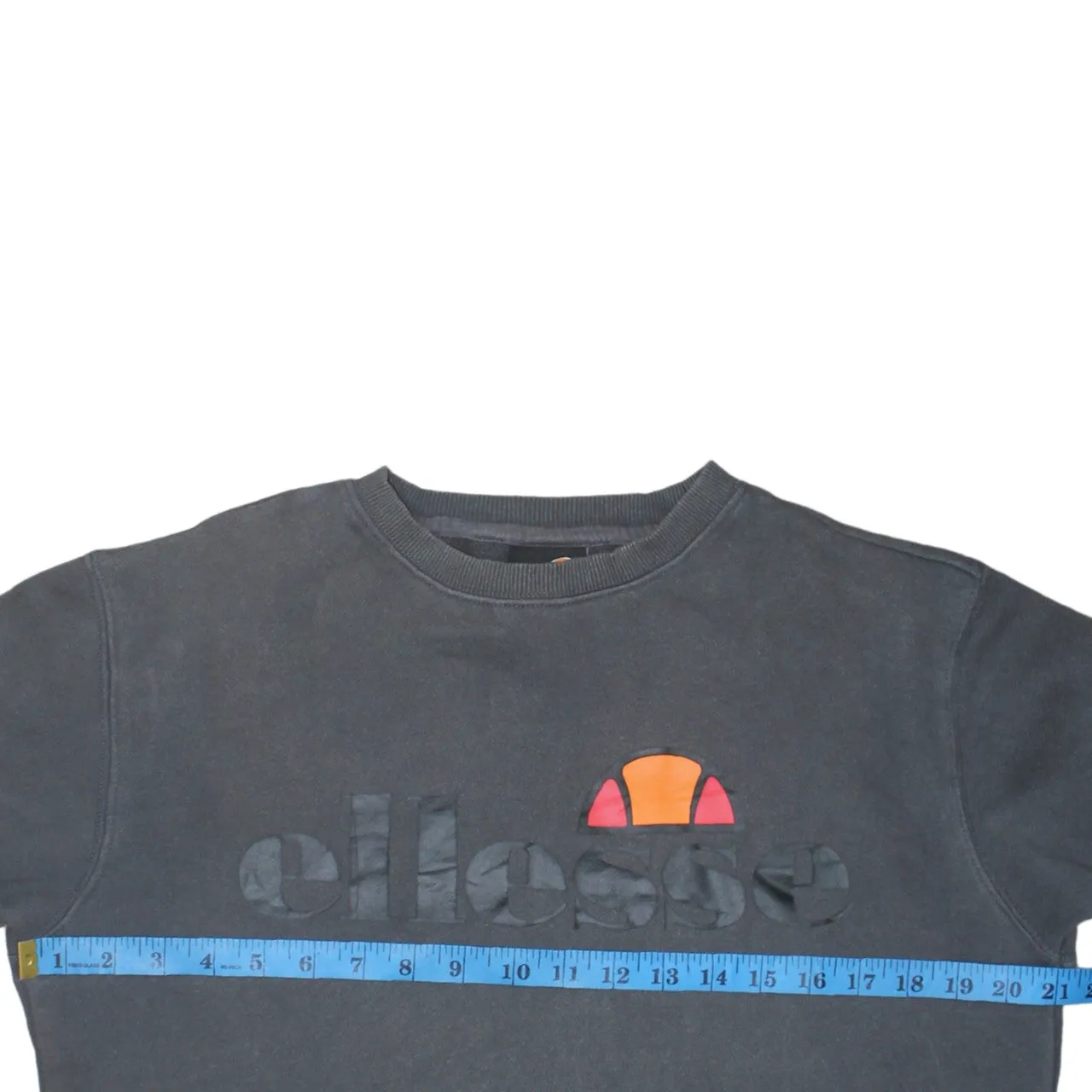 Ellesse 90's Spellout Crew Neck Sweatshirt XSmall Grey sold by Vintage Club product image thumbnail 5