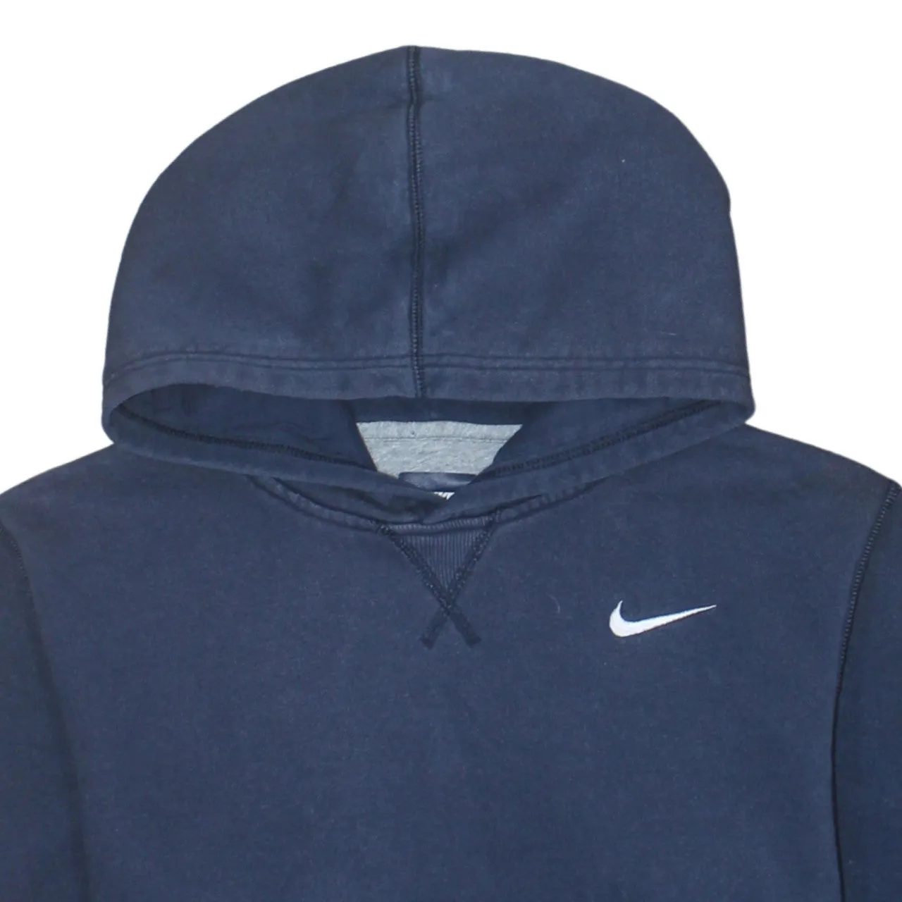 Nike 90's Swoosh Pullover Hoodie XLarge Navy Blue sold by Vintage Club product image thumbnail 3