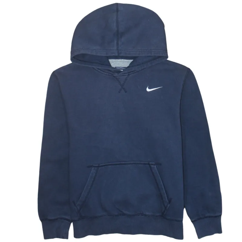 Nike 90's Swoosh Pullover Hoodie XLarge Navy Blue sold by Vintage Club