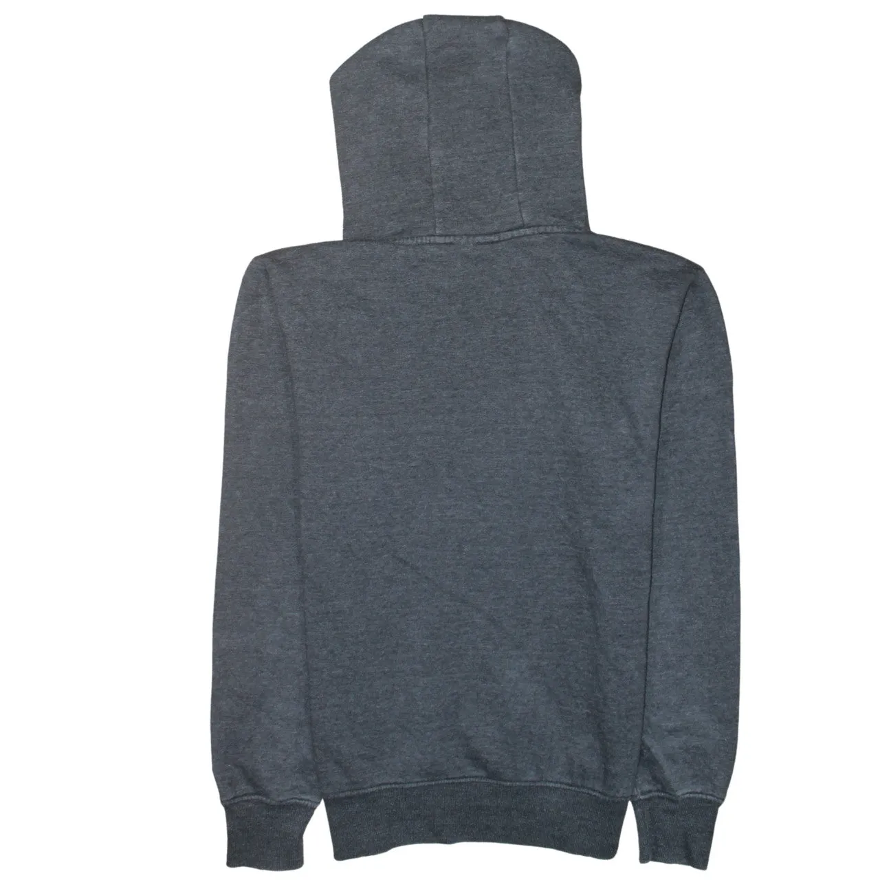 Fila 90's Drawstring Pockets Pullover Hoodie Medium Grey sold by Vintage Club product image thumbnail 2