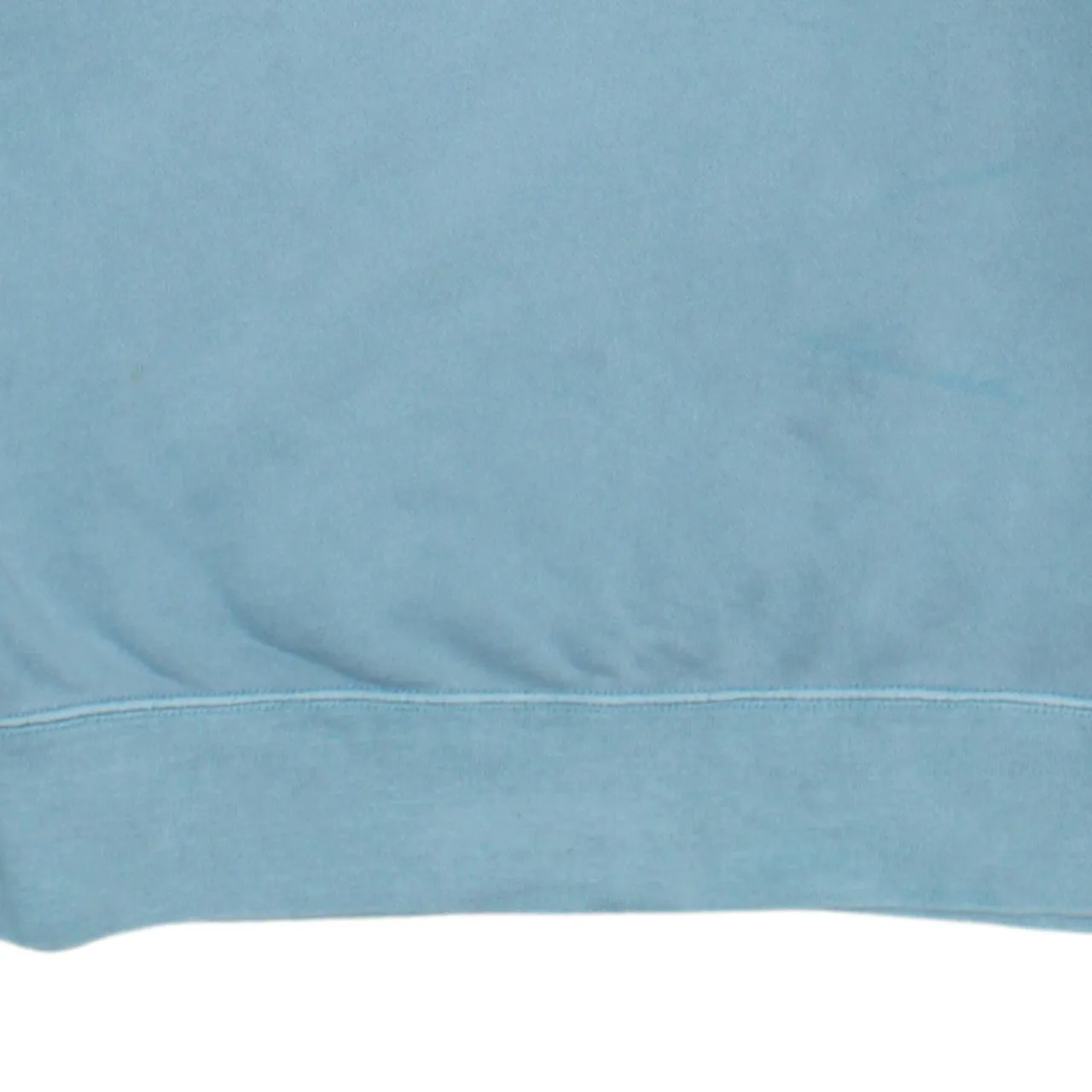 Nike Light Blue Sweatshirt Men’s XSmall Chenille Logo Ribbed Cuffs Crewneck Pullover sold by Vintage Club product image thumbnail 4