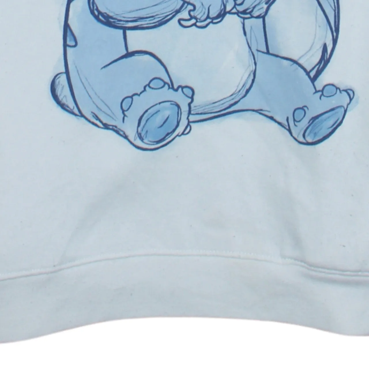 Disney 90's Stitch Pullover Hoodie Small White sold by Vintage Club product image thumbnail 4