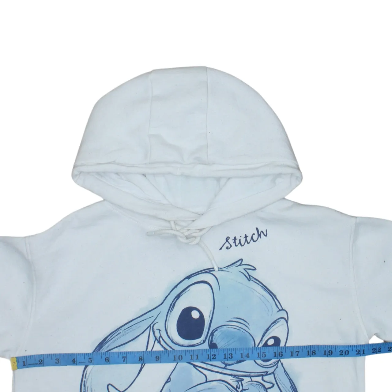 Disney 90's Stitch Pullover Hoodie Small White sold by Vintage Club product image thumbnail 5