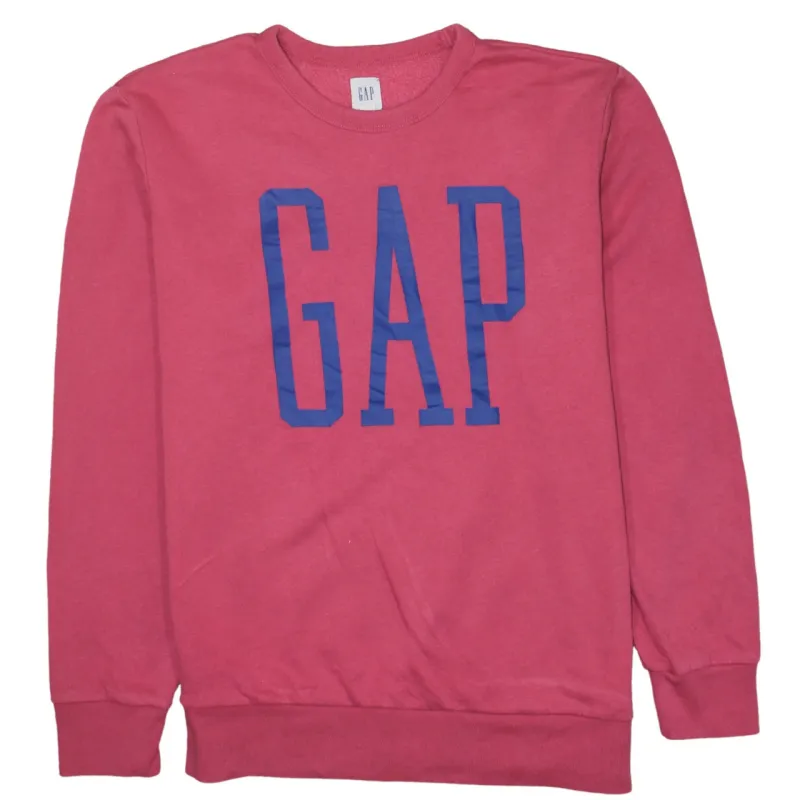 Gap 90's Spellout Crew Neck Sweatshirt Large Pink sold by Vintage Club
