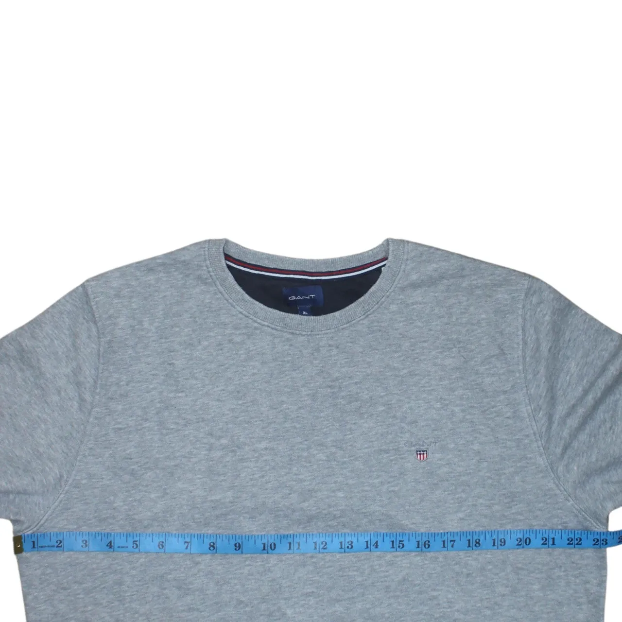 GANT Grey Sweatshirt Women’s XLarge Embroidered Chest Logo Crewneck Pullover Jumper sold by Vintage Club product image thumbnail 5