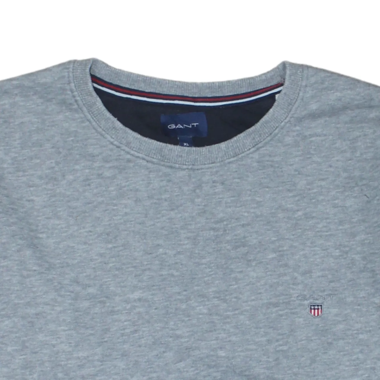 GANT Grey Sweatshirt Women’s XLarge Embroidered Chest Logo Crewneck Pullover Jumper sold by Vintage Club product image thumbnail 3