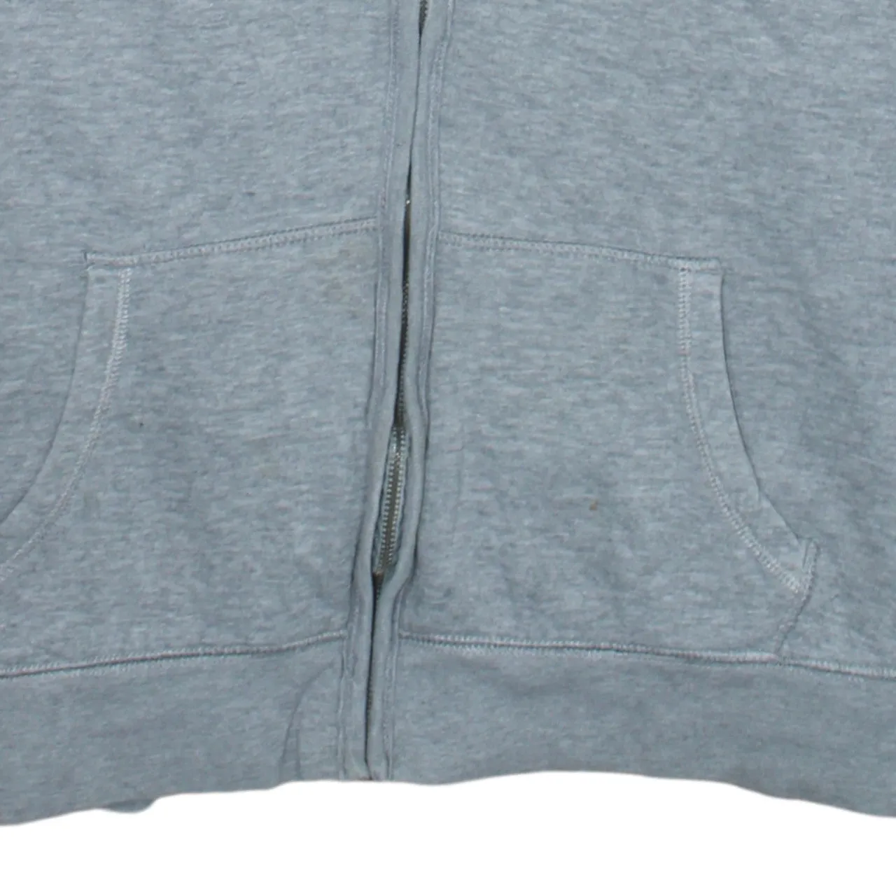 Tommy Hilfiger 90's Drawstring Pockets Full Zip Up Hoodie XLarge Grey sold by Vintage Club product image thumbnail 4