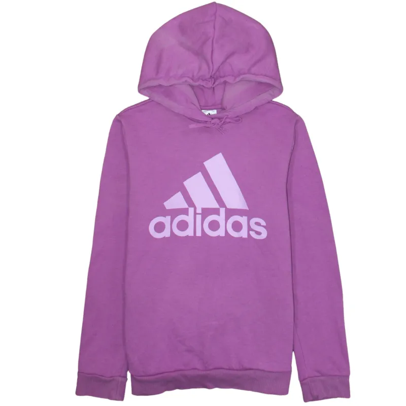 Adidas 90's Spellout Pullover Hoodie Medium Pink sold by Vintage Club