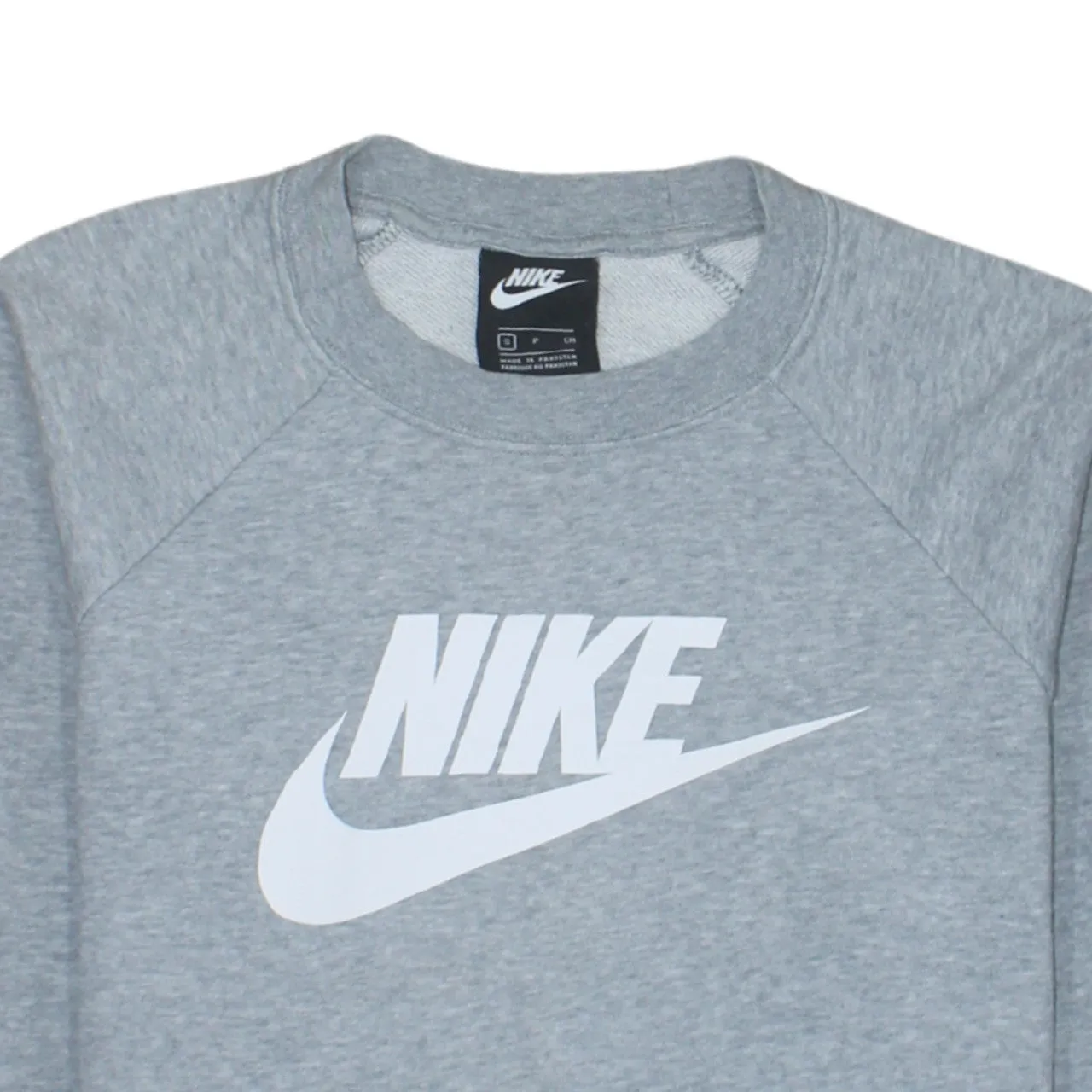 Nike 90's Center Middle Swoosh Crew Neck Sweatshirt Small Grey sold by Vintage Club product image thumbnail 3