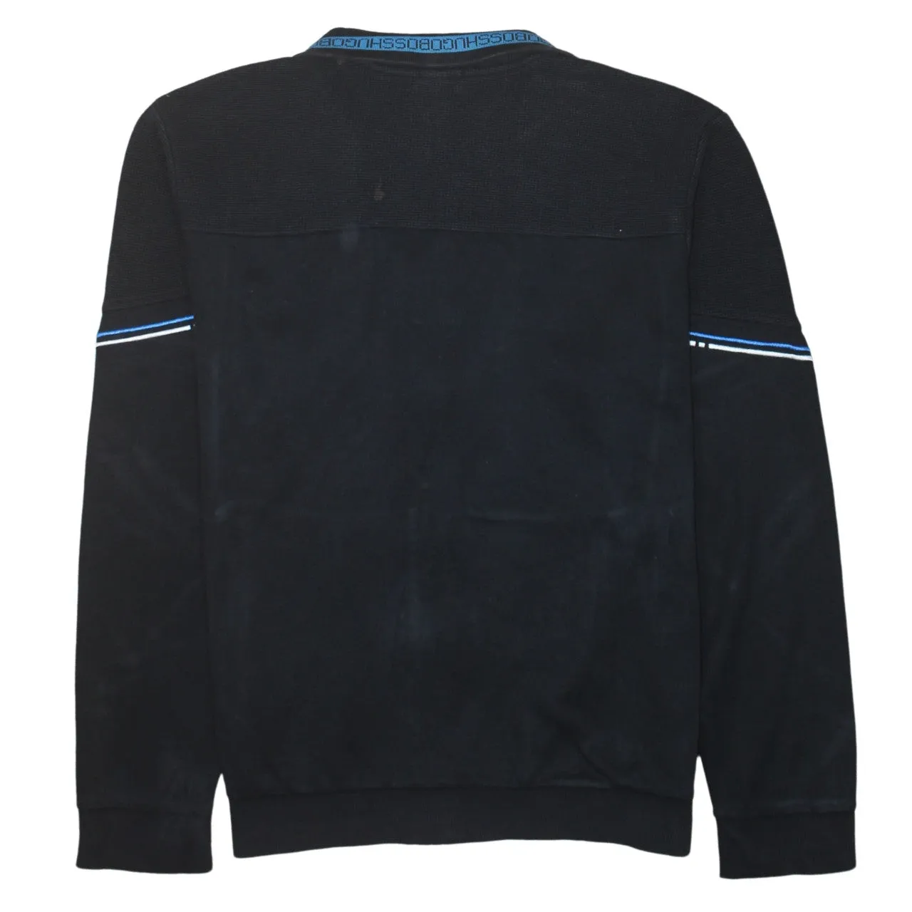 HUGO BOSS 90's Lightweight Full Zip Up Sweatshirt XXLarge (2XL) Black sold by Vintage Club product image thumbnail 2