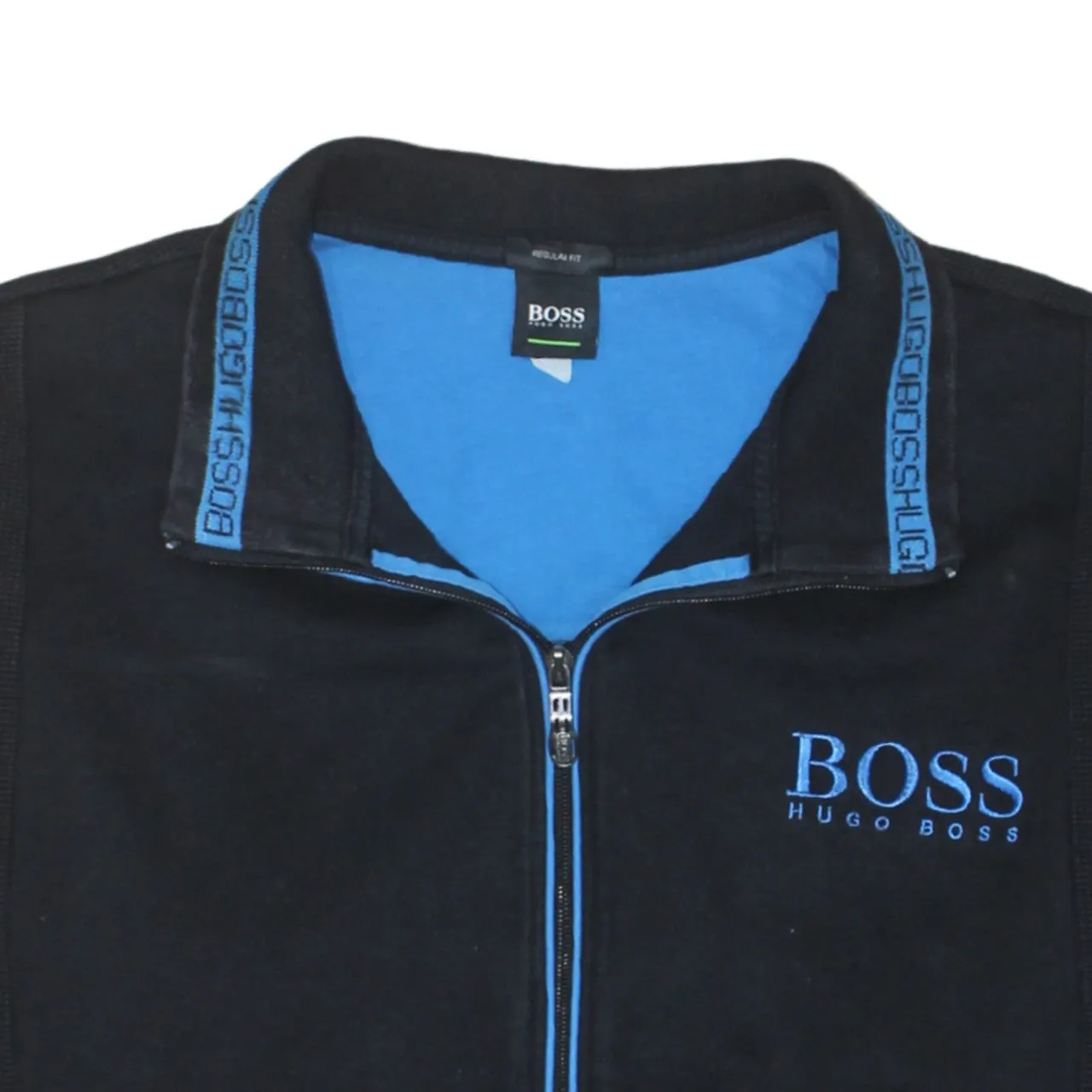 HUGO BOSS 90's Lightweight Full Zip Up Sweatshirt XXLarge (2XL) Black sold by Vintage Club product image thumbnail 3