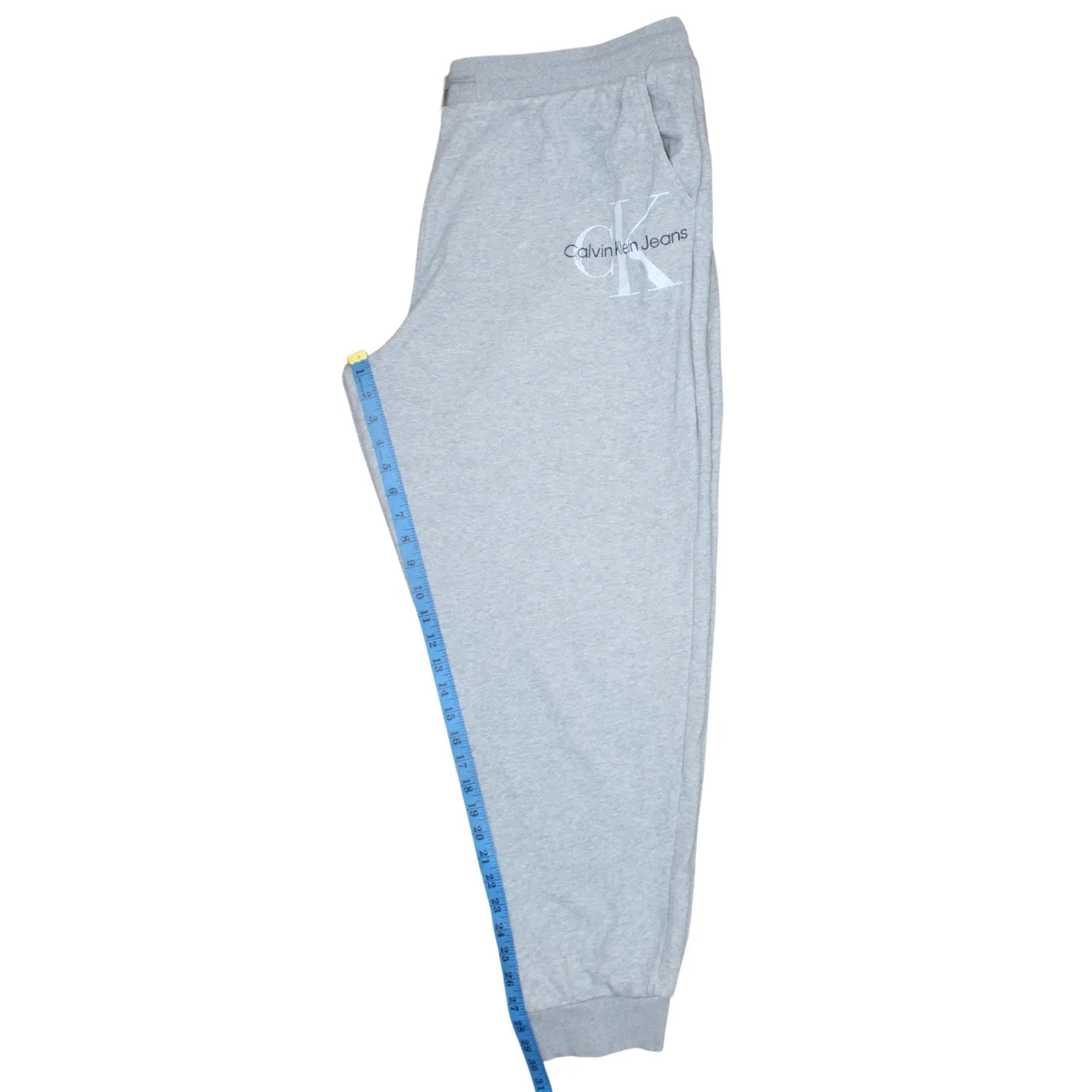 Calvin Klein 90's Rib Cuff Casual Joggers / Sweatpants XXLarge (2XL) Grey sold by Vintage Club product image thumbnail 5
