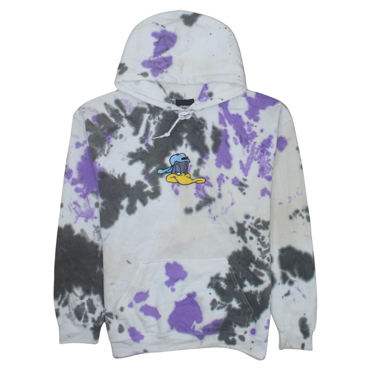 Looney Tunes 90's Drawstring Pockets Pullover Hoodie Small White sold by Vintage Club
