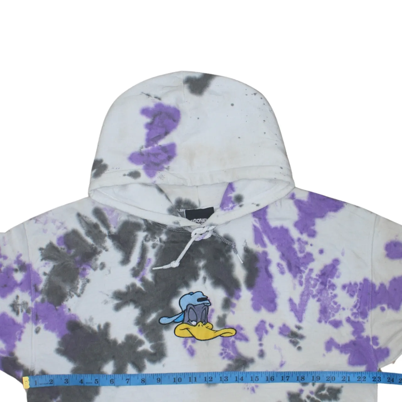 Looney Tunes 90's Drawstring Pockets Pullover Hoodie Small White sold by Vintage Club product image thumbnail 5