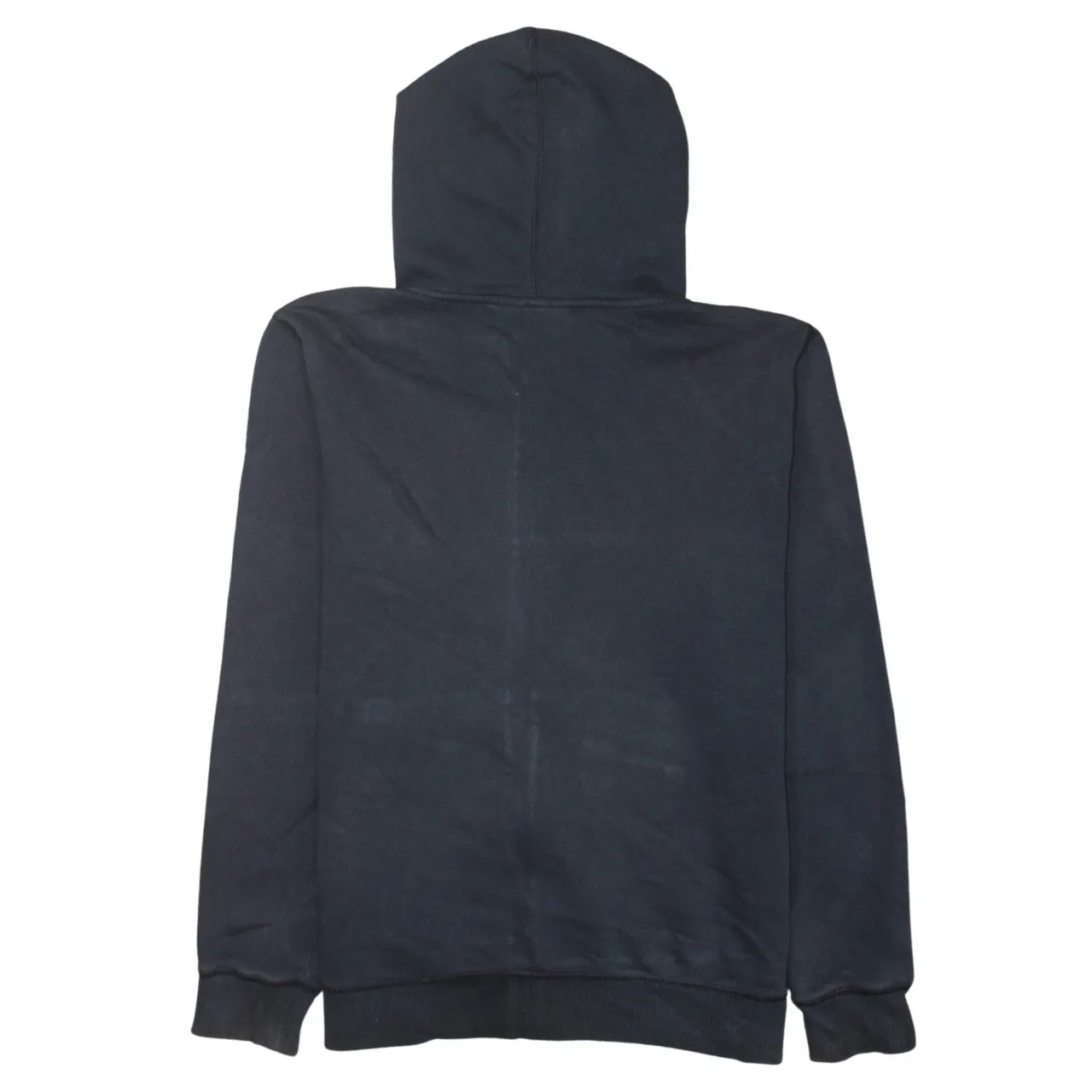 Under Armour 90's Drawstring Pockets Full Zip Up Hoodie Medium Black sold by Vintage Club product image thumbnail 2