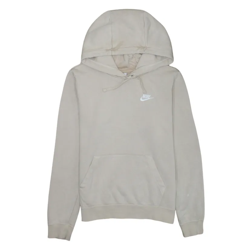 Nike 90's Swoosh Pullover Hoodie Small Beige Cream sold by Vintage Club