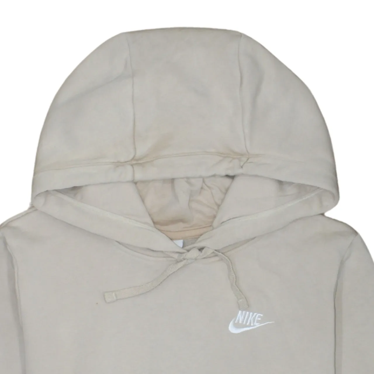 Nike 90's Swoosh Pullover Hoodie Small Beige Cream sold by Vintage Club product image thumbnail 3