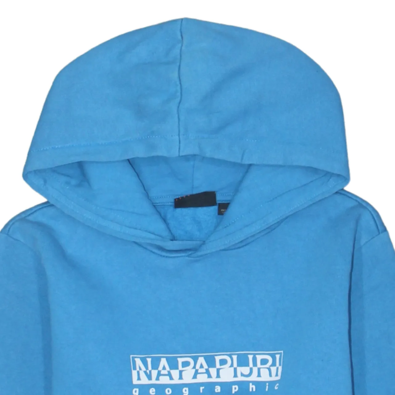 Napapijri 90's Spellout Pullover Hoodie XSmall Blue sold by Vintage Club product image thumbnail 3