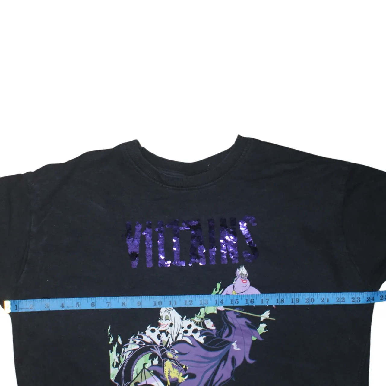 Disney 90's Lightweight Crew Neck Sweatshirt Medium Black sold by Vintage Club product image thumbnail 5