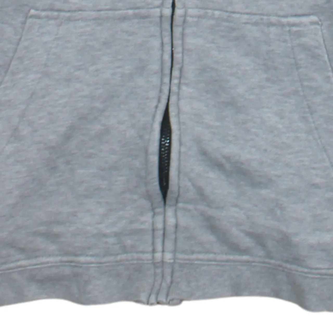 Adidas 90's Drawstring Pockets Full Zip Up Hoodie XSmall Grey sold by Vintage Club product image thumbnail 4