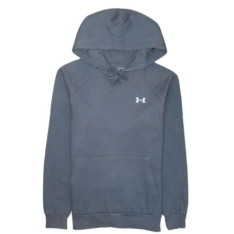 Under Armour Dark Grey Hoodie Men’s Small Embroidered Chest Logo Front Pocket Pullover Sweatshirt made by Under Armour