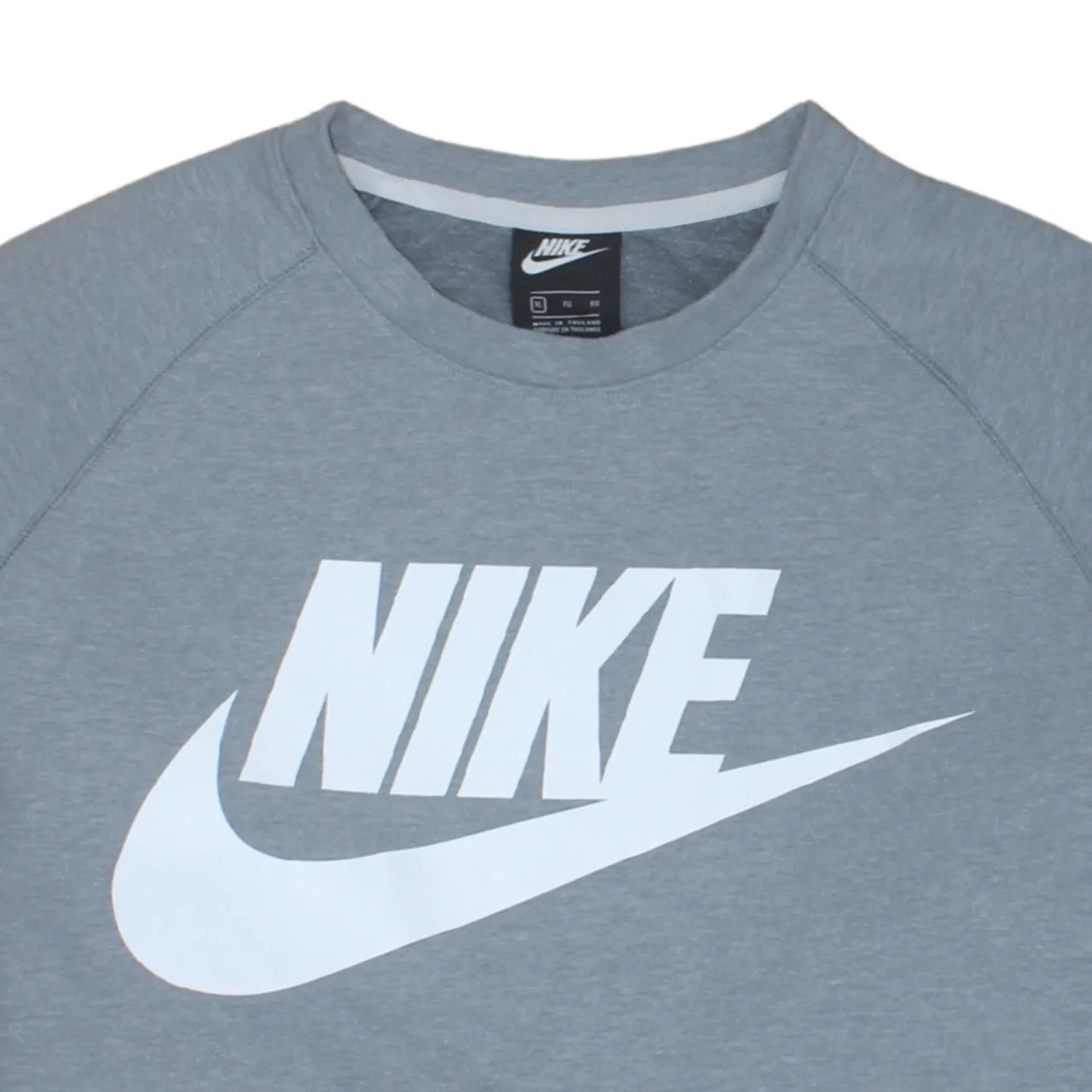 Nike 90's Center Middle Swoosh Crew Neck Sweatshirt XLarge Grey sold by Vintage Club product image thumbnail 3