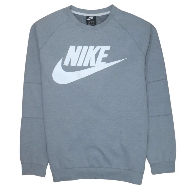 Nike 90's Center Middle Swoosh Crew Neck Sweatshirt XLarge Grey sold by Vintage Club