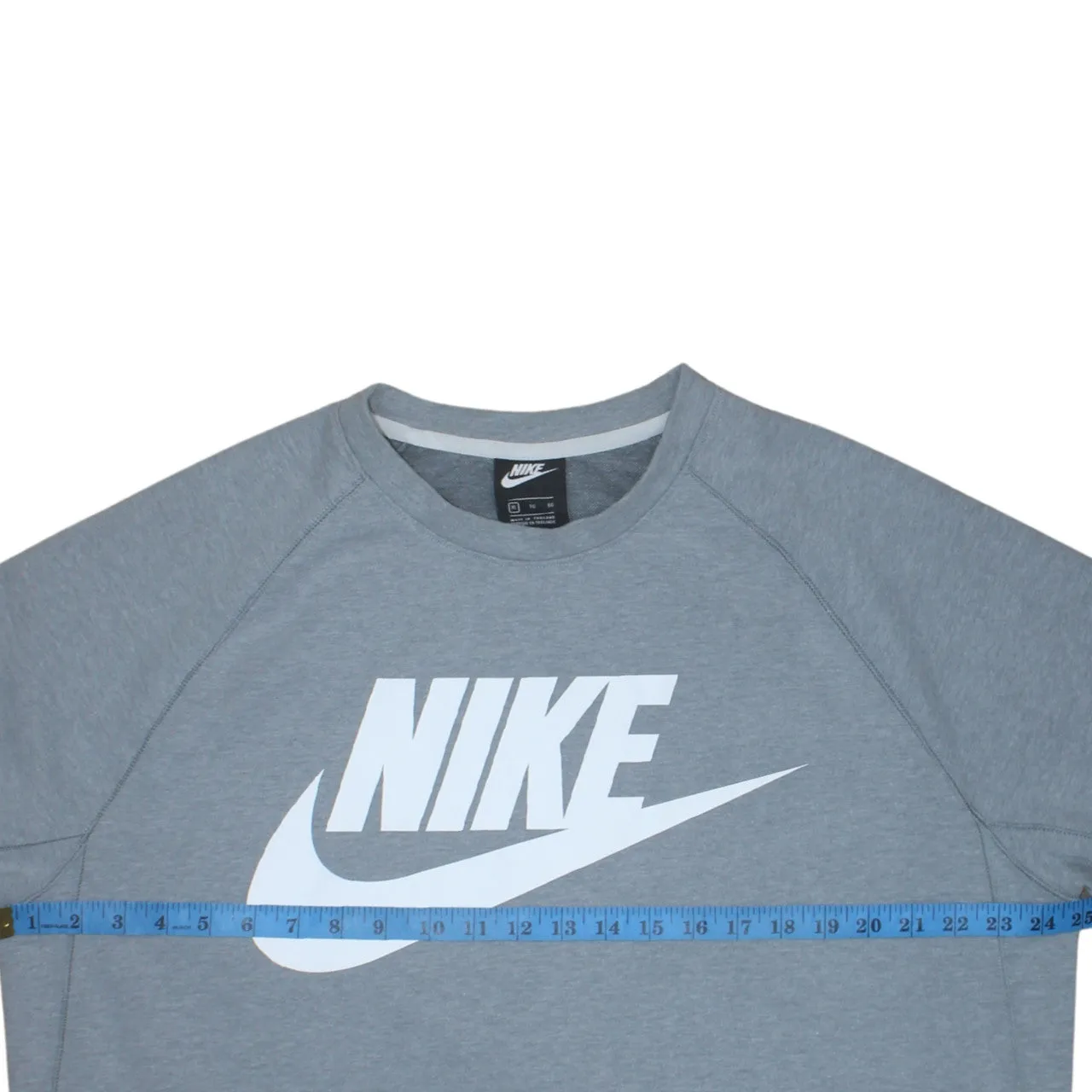 Nike 90's Center Middle Swoosh Crew Neck Sweatshirt XLarge Grey sold by Vintage Club product image thumbnail 5