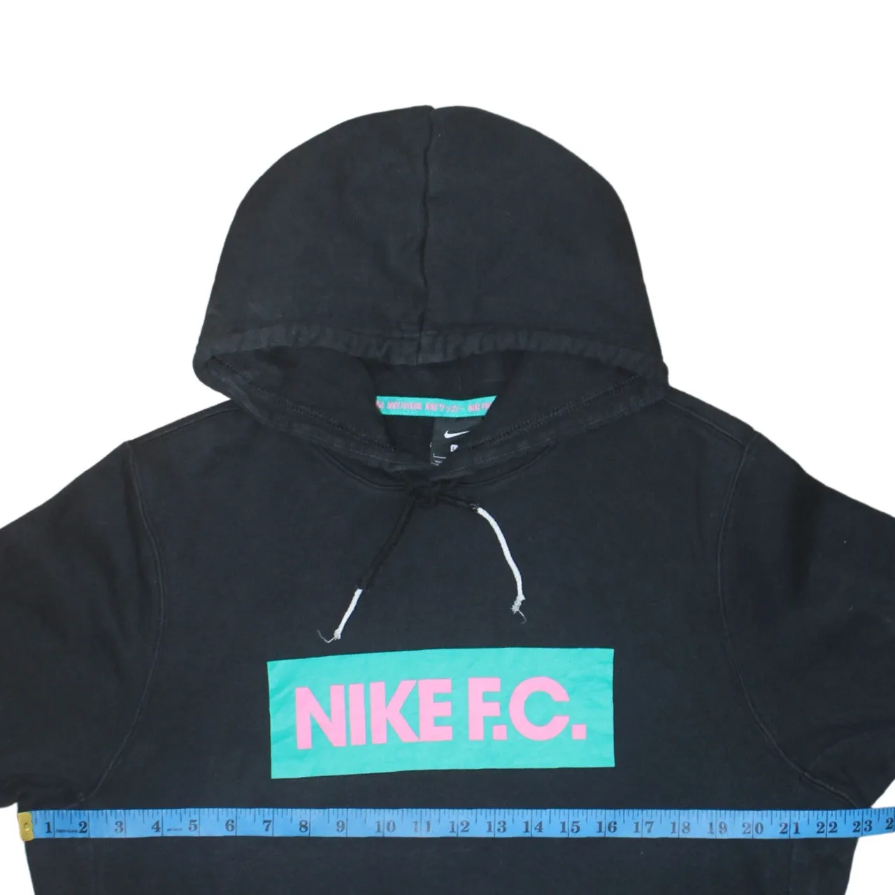 Nike 90's Spellout Pullover Hoodie Large Black sold by Vintage Club product image thumbnail 5