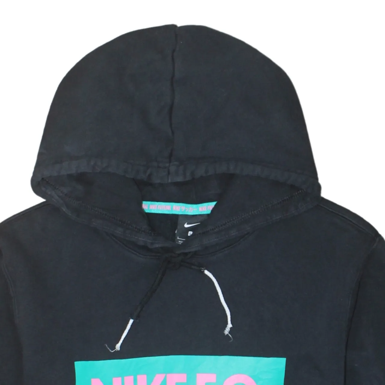 Nike 90's Spellout Pullover Hoodie Large Black sold by Vintage Club product image thumbnail 3