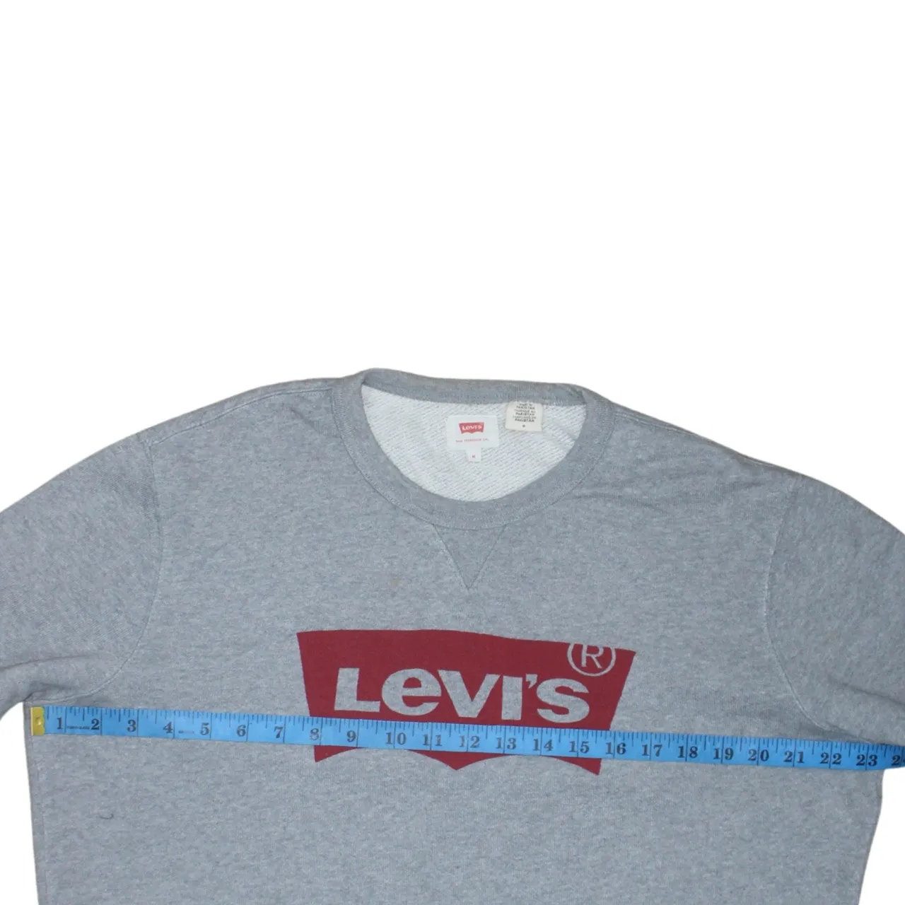 Levi's 90's Spellout Crew Neck Sweatshirt Medium Grey sold by Vintage Club product image thumbnail 5