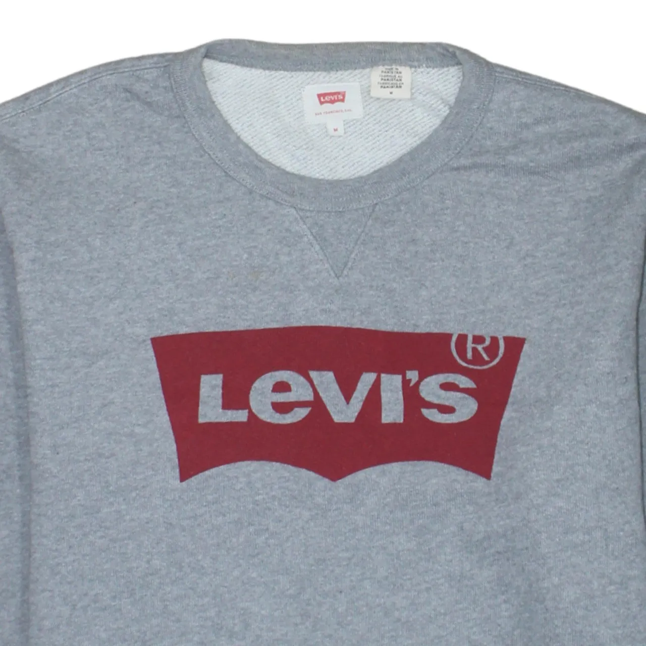 Levi's 90's Spellout Crew Neck Sweatshirt Medium Grey sold by Vintage Club product image thumbnail 3