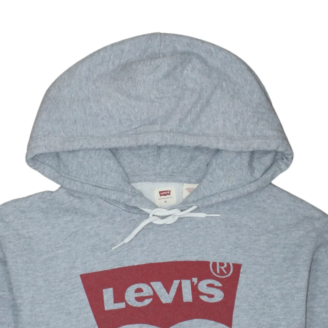 Levi's 90's Spellout Pullover Hoodie Medium Grey sold by Vintage Club product image thumbnail 3