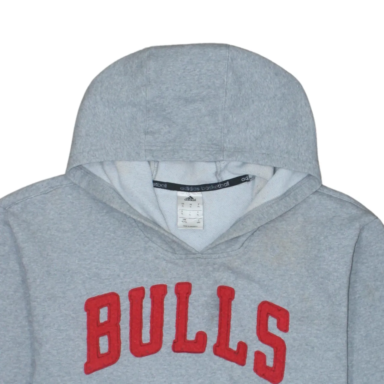 Adidas 90's Bulls Pullover Hoodie XLarge Grey sold by Vintage Club product image thumbnail 3