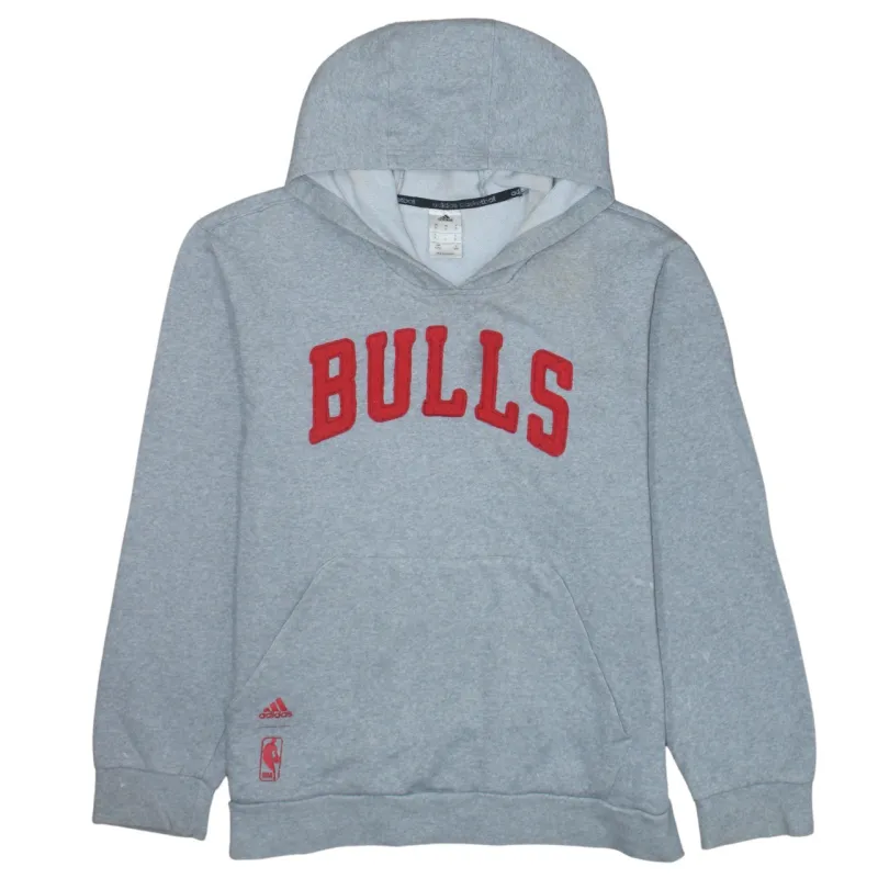 Adidas 90's Bulls Pullover Hoodie XLarge Grey made by Adidas