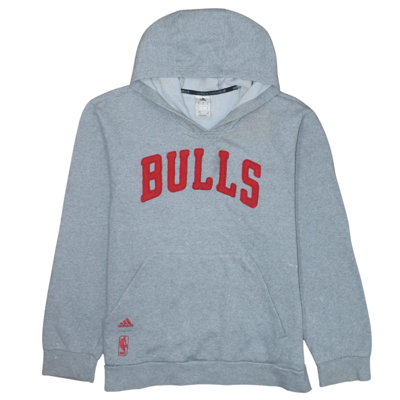 Adidas 90's Bulls Pullover Hoodie XLarge Grey sold by Vintage Club