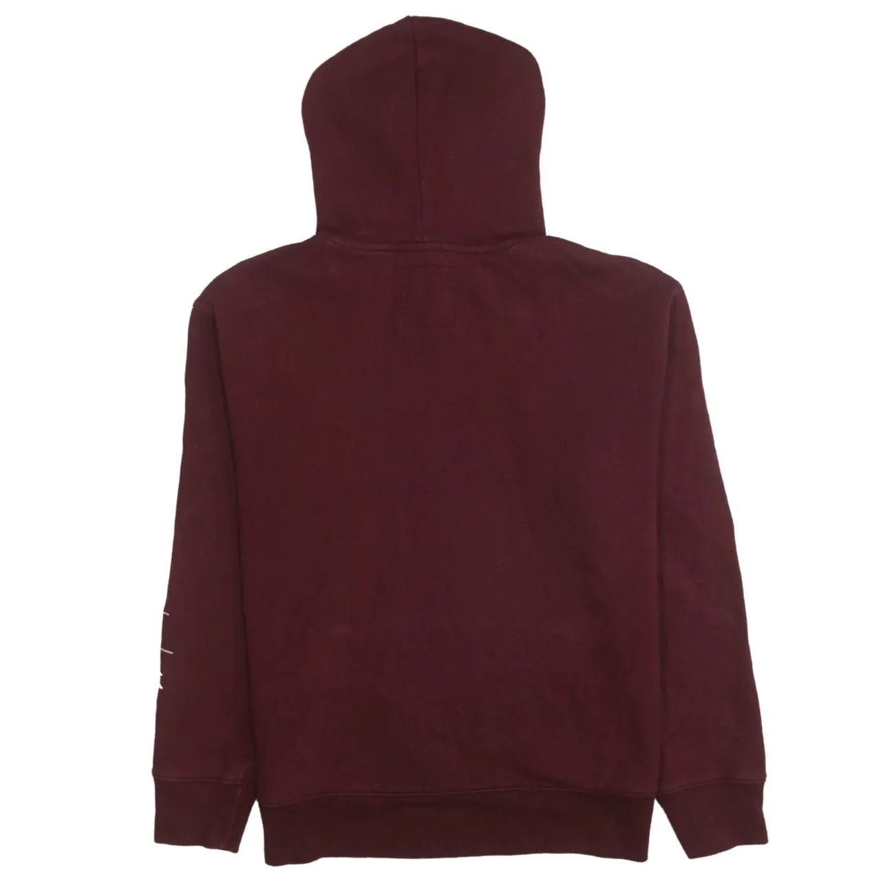 Hollister 90's Drawstring Pockets Pullover Hoodie Small Red sold by Vintage Club product image thumbnail 2