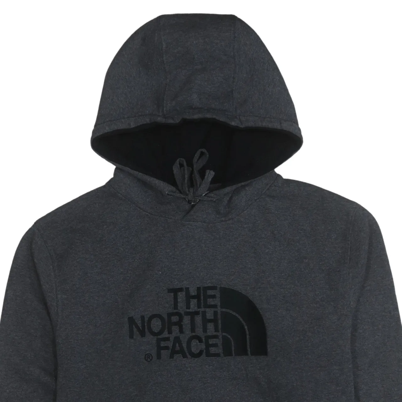 The North Face 90's Spellout Pullover Hoodie Large Grey sold by Vintage Club product image thumbnail 3