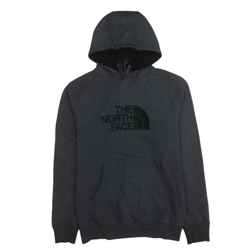The North Face 90's Spellout Pullover Hoodie Large Grey sold by Vintage Club