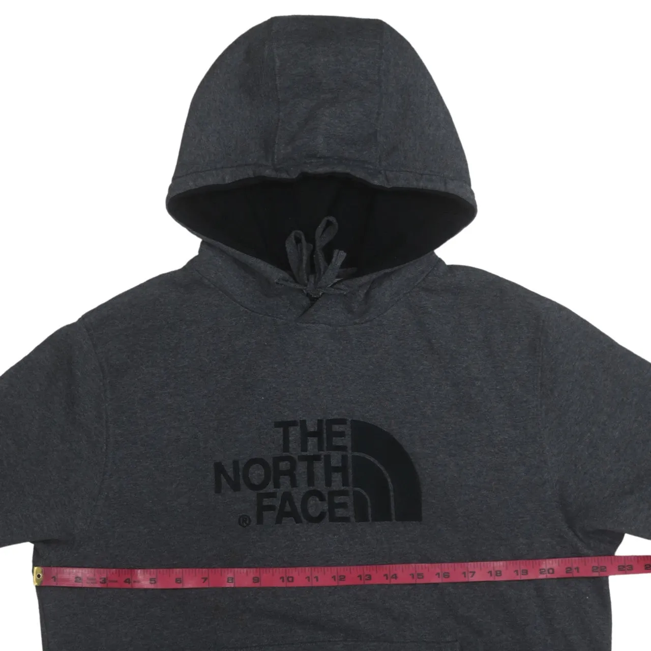 The North Face 90's Spellout Pullover Hoodie Large Grey sold by Vintage Club product image thumbnail 5