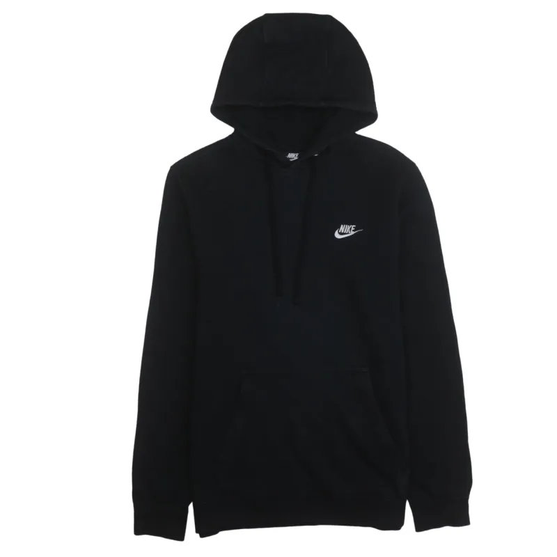 Nike 90's Swoosh Pullover Hoodie Medium Black sold by Vintage Club