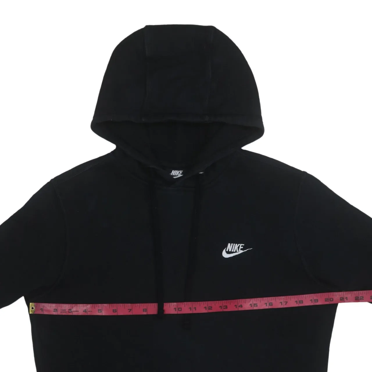 Nike 90's Swoosh Pullover Hoodie Medium Black sold by Vintage Club product image thumbnail 5