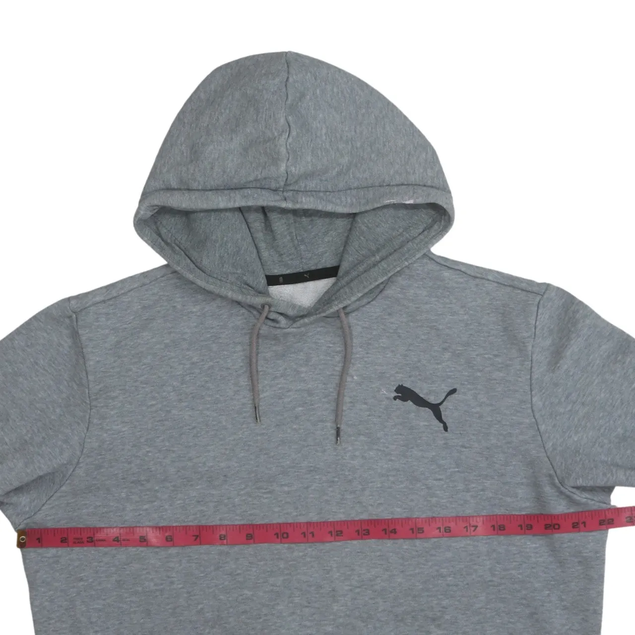 Puma 90's Drawstring Pockets Pullover Hoodie Medium Grey sold by Vintage Club product image thumbnail 5