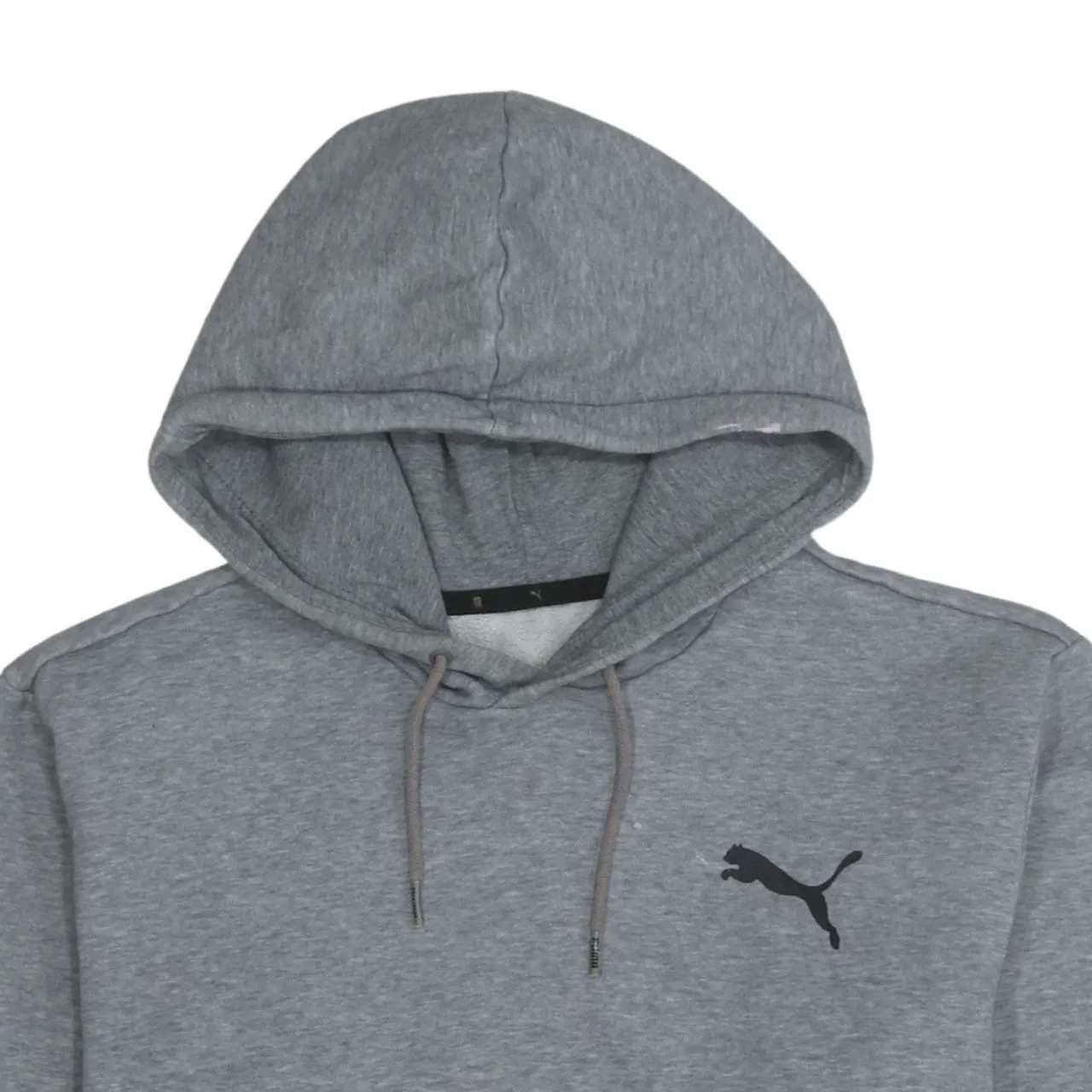 Puma 90's Drawstring Pockets Pullover Hoodie Medium Grey sold by Vintage Club product image thumbnail 3