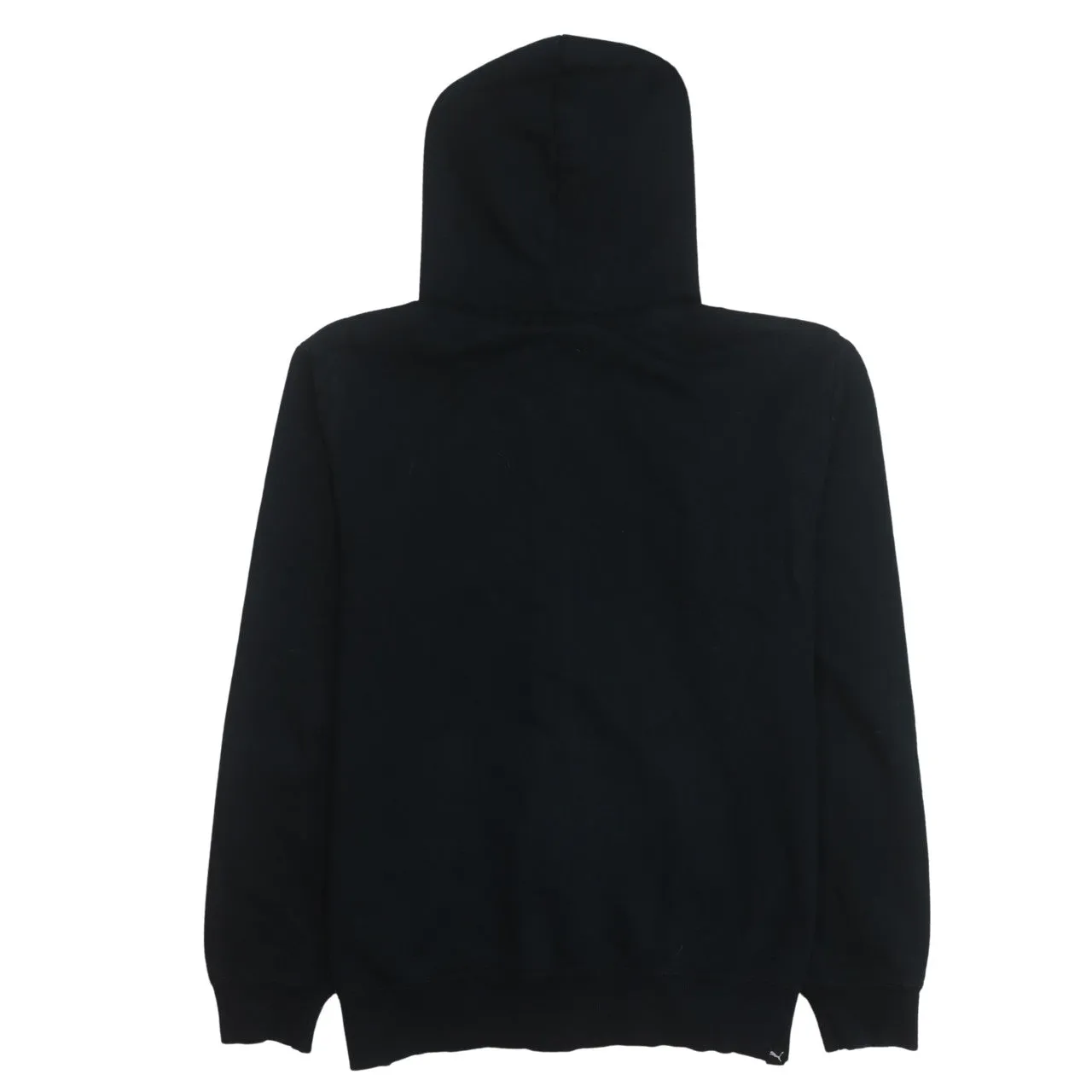 Puma 90's Drawstring Pockets Full Zip Up Hoodie Medium Black sold by Vintage Club product image thumbnail 2