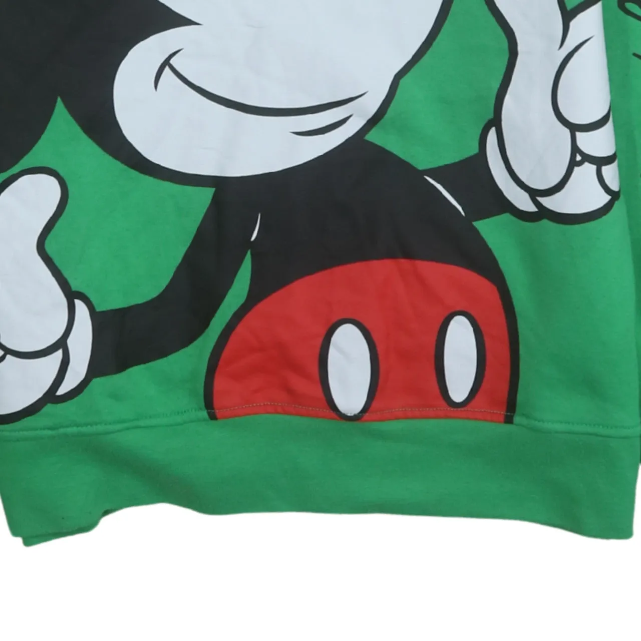 Disney 90's Mickey Mouse Pullover Hoodie XXSmall Green sold by Vintage Club product image thumbnail 4