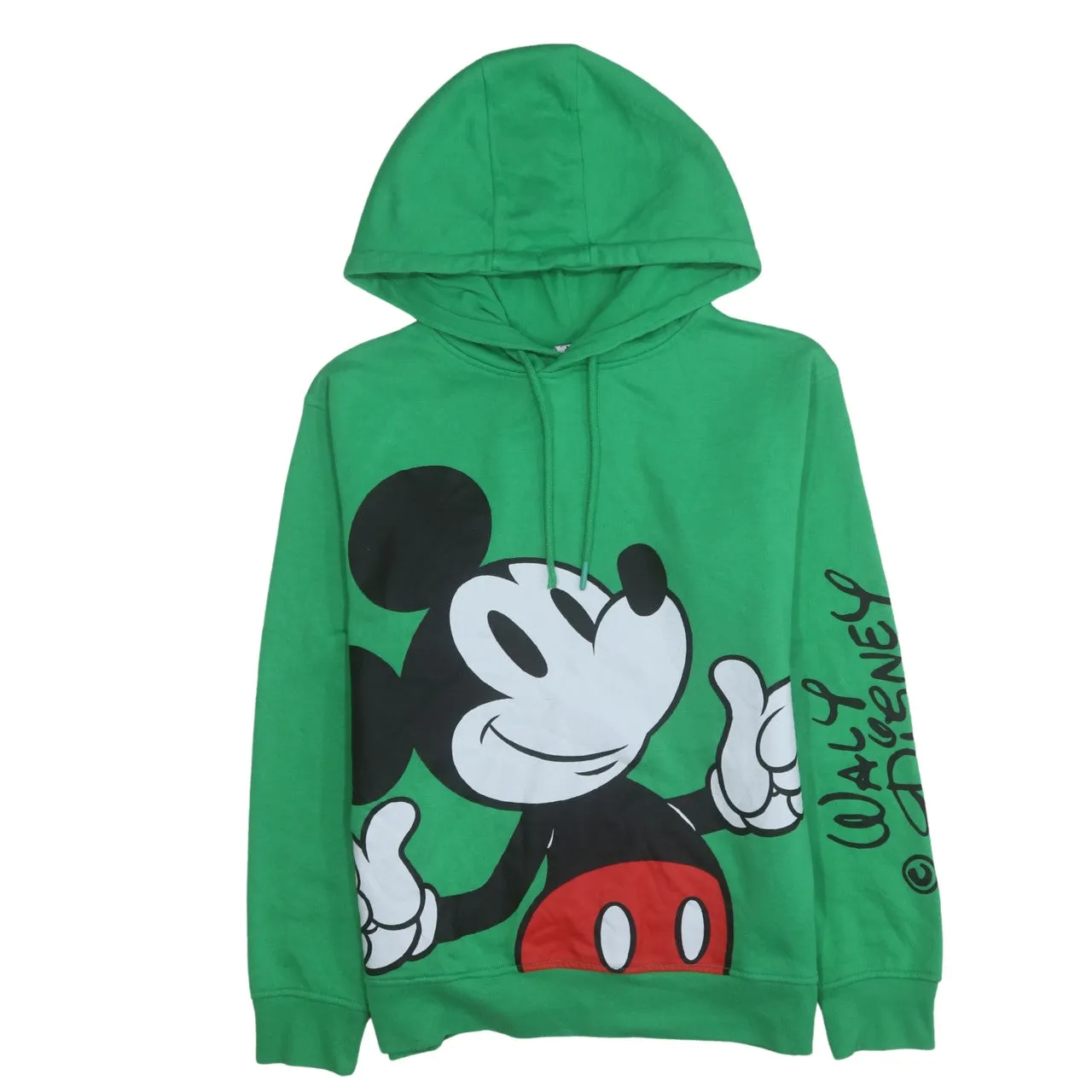 Disney 90's Mickey Mouse Pullover Hoodie XXSmall Green sold by Vintage Club
